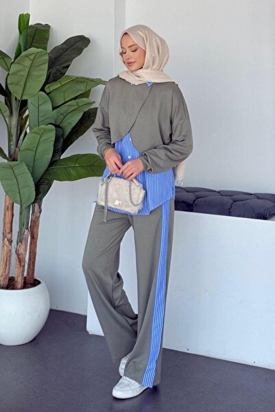 Şulemoda Giyim Sancak Shirt Suit Khaki