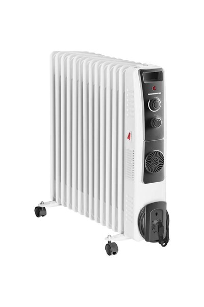 Heinner Electric oil heater HOH-YV13BK, 2500 W, 13 elements, 400W fan, overheat protection