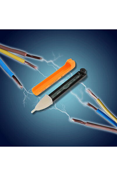 OferteTop Non-Contact Voltage Detector with LED Indicator and Audible Signals