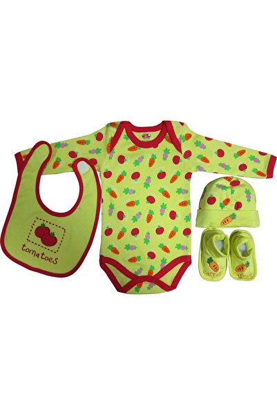 Primii Pasi Set cadou bebe 4 piese, Primii Pasi, 0-6 luni