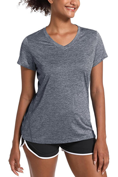 OEM Breathable sports T-shirt for women, Grey L