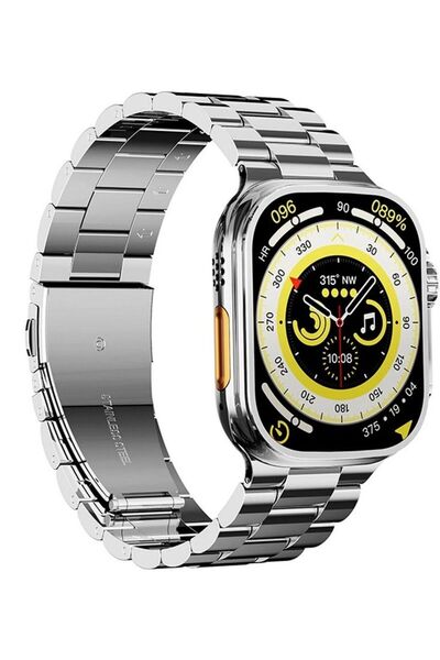 Generic Smart Watch Ultra Series 9 - 49mm Stainless Steel Band, Health & Fitness Tracker WS9ULTRA