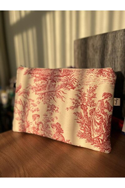 Fiorbag Handmade Toile De Jouy Patterned Tablet Bag 11Inch Casual Strapless Women's Handbag