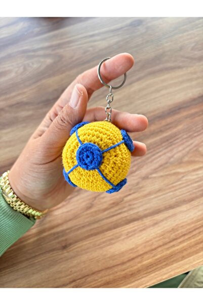 marifetli tığım Amigurumi El Yapımı fener bahçe Top Anahtarlık – Çanta Süsü