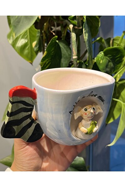 visera Harry Potter Series Dobby Figured Sock Knob Design Mug