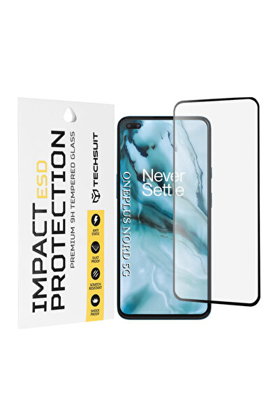 Techsuit OnePlus Nord 5 ESD Glass Screen Protector, black