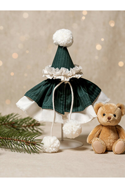 Solstice Child Yeşil Ekose Desen Yılbaşı Çocuk Kostümü