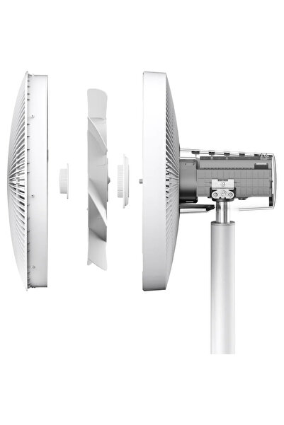 Xiaomi Ventilator cu picior BHR4828GL, 15 W, Control Smart, Motor BLDC, Silentios, Alb
