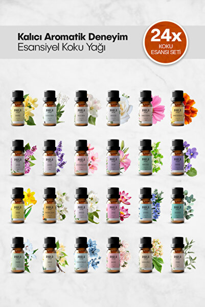 Parla Concept Yün Kurutma Topu İçin Koku Seti - 24 adet x 10 ml - Esansiyel U...