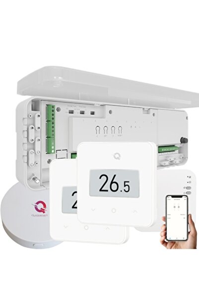 Quicksmart Kit Qsmart Q20 cu 2 termostate wireless Q30 (alb)
