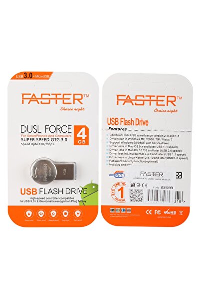 Rabelix Online Marketing 4 Gb USB 3.0 Memory Metal Body Fast Data Transfer USB Memory-Flash Drive Flash Memory