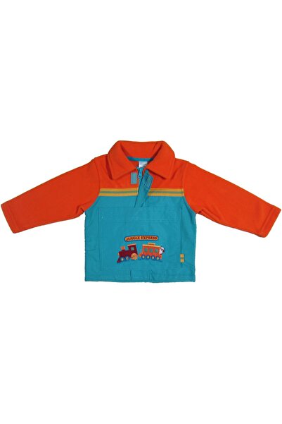 Primii Pasi Bluza polar bebe, baiat, Primii Pasi, S26341, portocaliu, 6-12luni