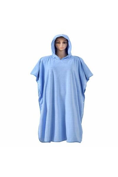 Reiashn Jumana bathrobe with buttons, size XL, blue color