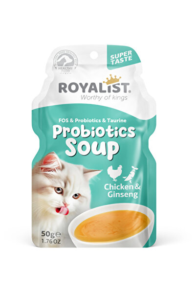 Royalist Cat Probiotics Soup – Tavuklu & Ginseng 50 g – Probiyotik Kedi Ödül ...