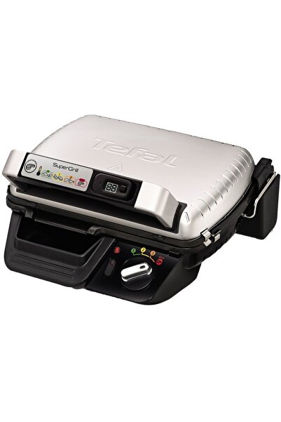 TEFAL Electric grill Super grill GC451B12, 2000 W, 4 levels, timer, stainless steel/black
