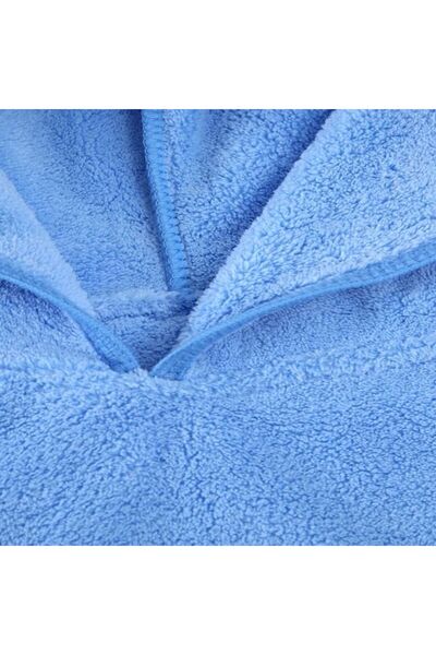 Reiashn Jumana bathrobe with buttons, size XL, blue color