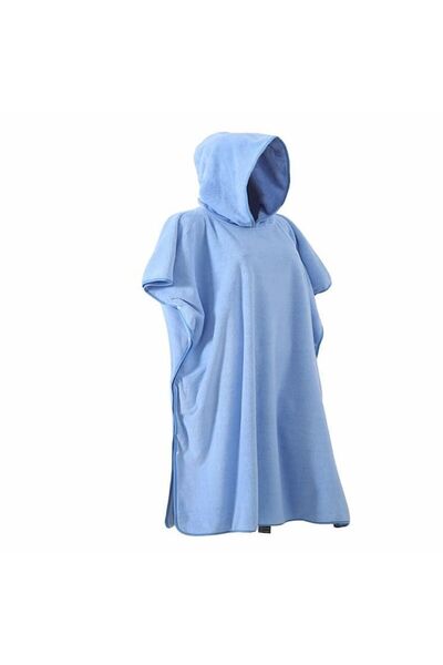 Reiashn Jumana bathrobe with buttons, size XL, blue color