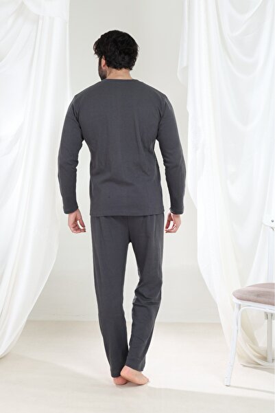 Pyjama Familya Men's Winter Patterned Pajama Set