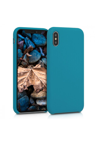 KWmobile Case for Apple iPhone X / iPhone XS, Silicone, Green, 42495.62