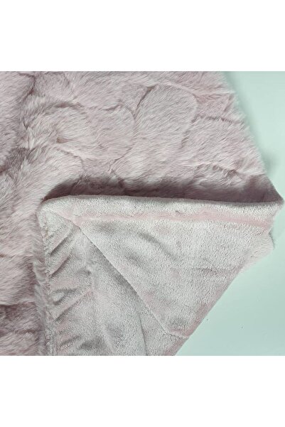 Reiashn Narin Velvet Fur Blanket (200*230 CM) Light Pink