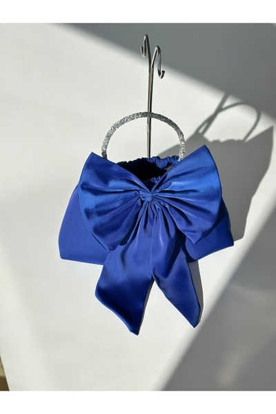 posst bag Синя сумочка з бантиком для вечірнього вбрання