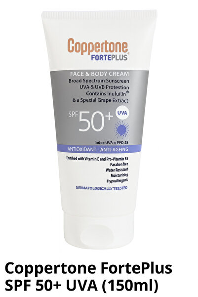 Coppertone Forteplus Spf+50 Yüz Güneş Kremi