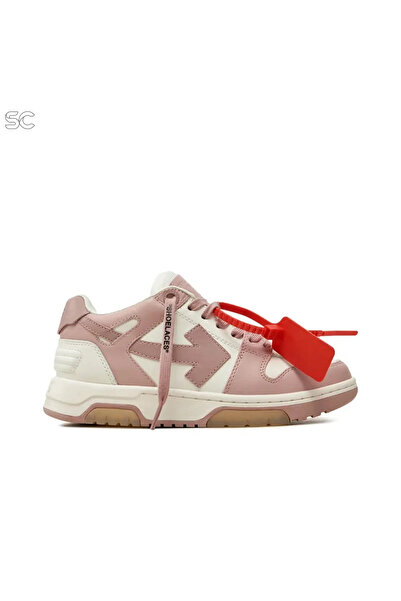 OFF WHITE Pantofi sport Off-White Out Of Office Low Roz Pal Alb OWIA259R21LEA0010131