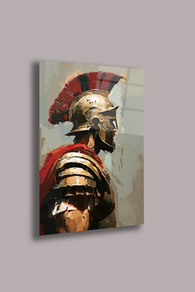 gxe.art Tablou din sticlă de 4 mm Roma Military – Design premium cu imprimare...