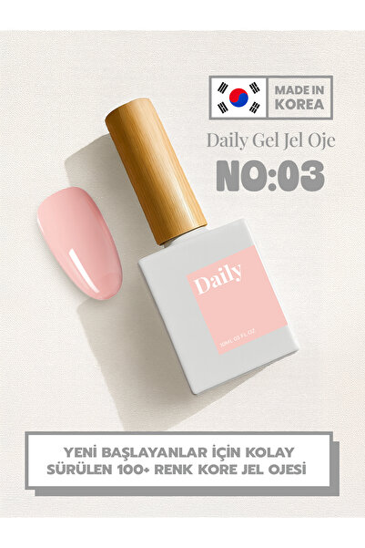 Serrano Markt DailyGel Skin Line Kalıcı Oje – DY-03 Peach Nude (LED/UV Uyumlu)