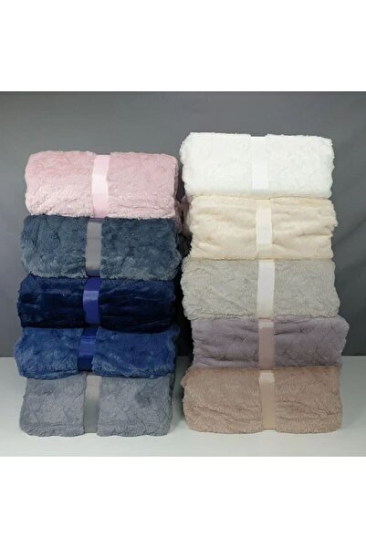 Reiashn Narin Velvet Fur Blanket (200*230 CM) Off-white color