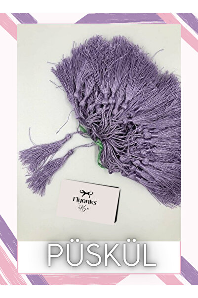 Fiyonks Atölye Püskül, Kitap Ayracı, Süsleme, Davetiye Püskülleri 10 Adet