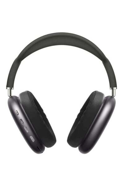 Generic PSNL P9 Wireless Over-Ear Bluetooth Headset with Microphone - Black/Silver