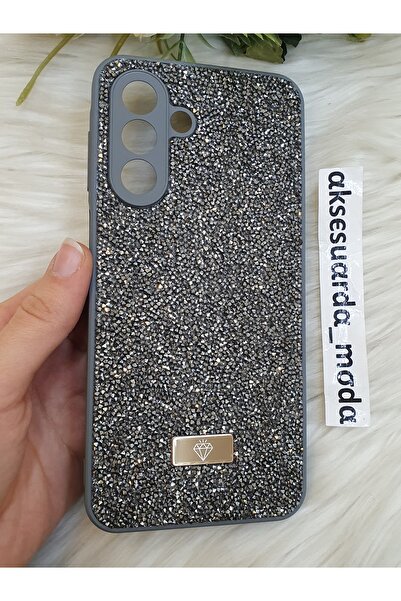 ZB Aksesuarda Moda Samsung Galaxy A17 Compatible Luxury Swrovski Stone Case