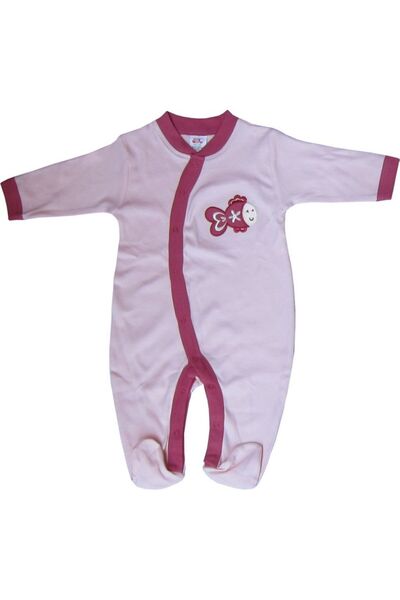 Primii Pasi Girls' long sleeve jumpsuit, First Steps, PPS1221, 6-9l, cream