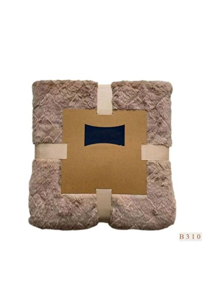 Reiashn Narin Velvet Fur Blanket (200*230 CM) Brown