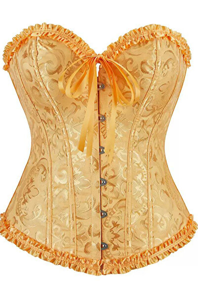Bikini Mayokini Dünyası Enissa Embroidered Corset - Yellow