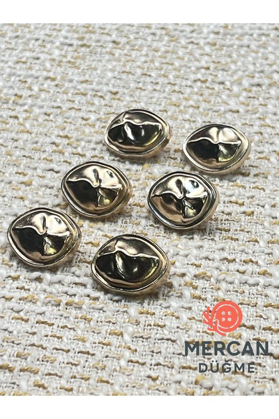 ODDA TASARIM ATÖLYESİ 🟡 23 mm Premium Series Ellipse Shape Button Set with L...