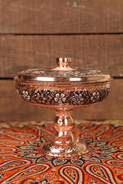 ORAKCI EL SANATLARI Bakır kase sunumluk