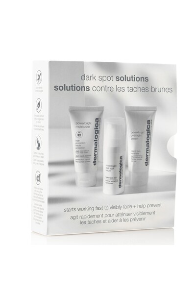 Dermalogica Dark Spot Solutions Kit Set Dermalogica: Powerbright Moisturizer, Paraben-Free, UV Protection, Broad