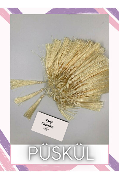 Fiyonks Atölye Püskül, Kitap Ayracı, Süsleme, Davetiye Püskülleri 10 Adet