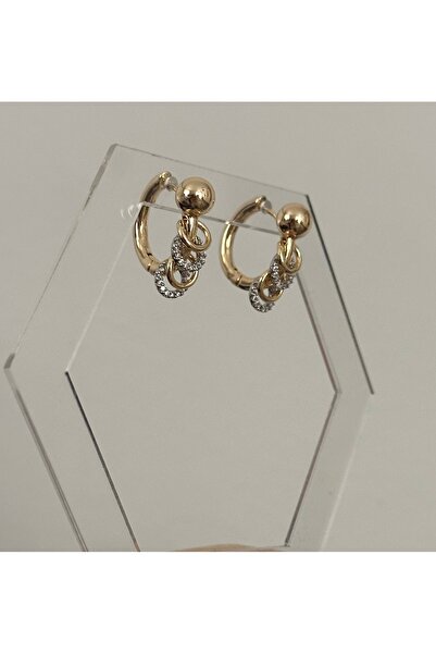 mibrillo Brand Equivalent Charm Hoop Earrings