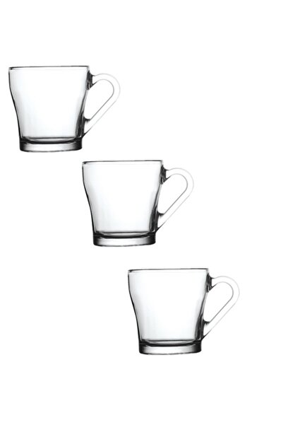 Paşabahçe 55793 Aria Glass4You Kulplu Çay Bardağı 12 Adet 205 cc - 1114108