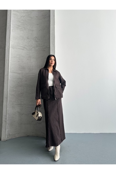 SOLİS MODA WOMEN'S SKIRT SUIT