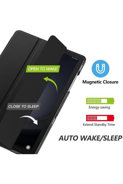 m.tk moveteck Samsung Galaxy Tab A9 8.7 Inch Compatible Tablet Case Foldable with Smart Sleep Mode Sm-X110