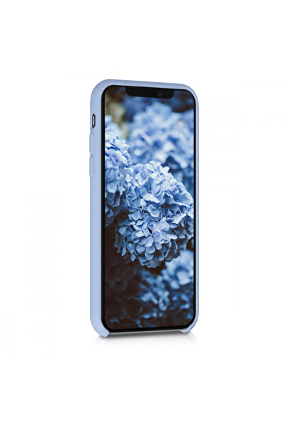 KWmobile Case for Apple iPhone X / iPhone XS, Silicone, Blue, 46313.58