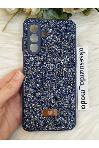 ZB Aksesuarda Moda Samsung Galaxy A17 Compatible Luxury Swrovski Stone Case