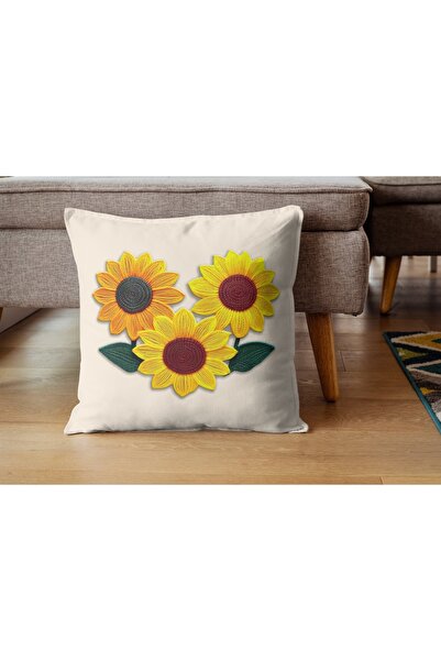 ALAMODECOR Modern Patterned Double-Sided Digital Printed Single Throw Pillow Cover (1 Piece)