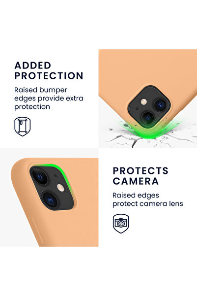 KWmobile Case for Apple iPhone 11, Silicone, Gray, 50791.138