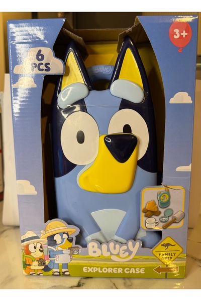 bluey SET JOACĂ FAMILY TRIP EXPLORER CASE 6 PIESE