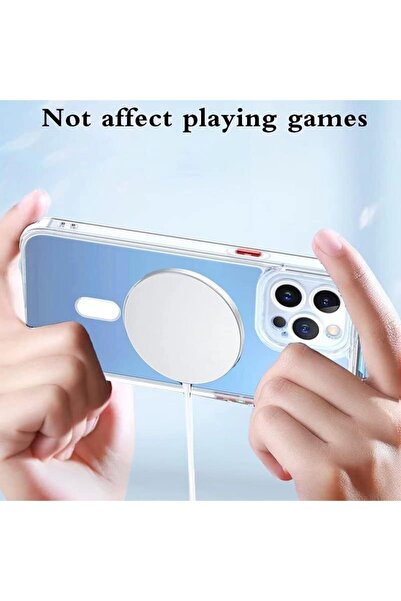 Flippy TPU Protective Case for Apple iPhone 16, MagSafe, Shockproof, Transparent